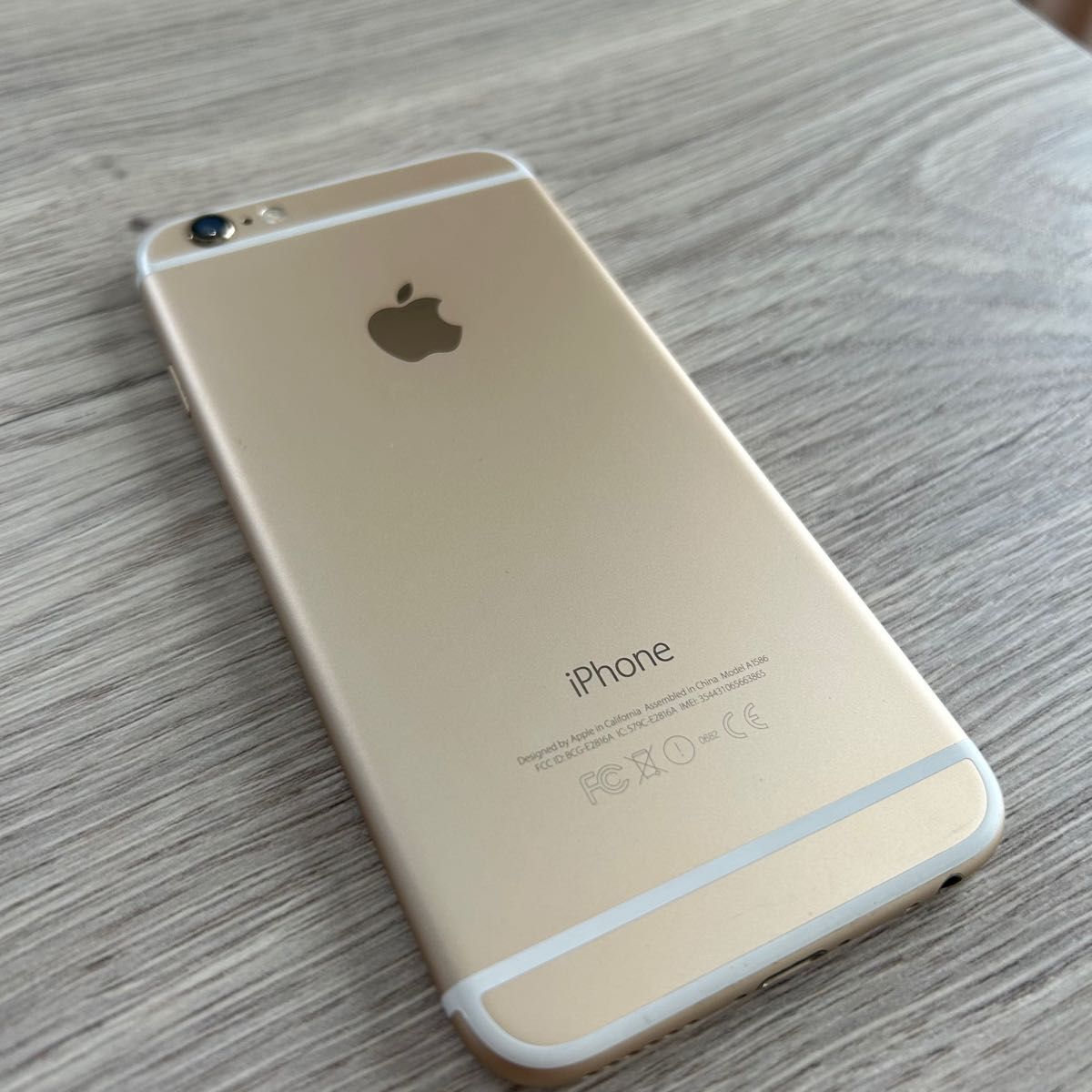 【ガラスフィルム貼付済】ソフトバンク　iPhone6 64GB GOLD