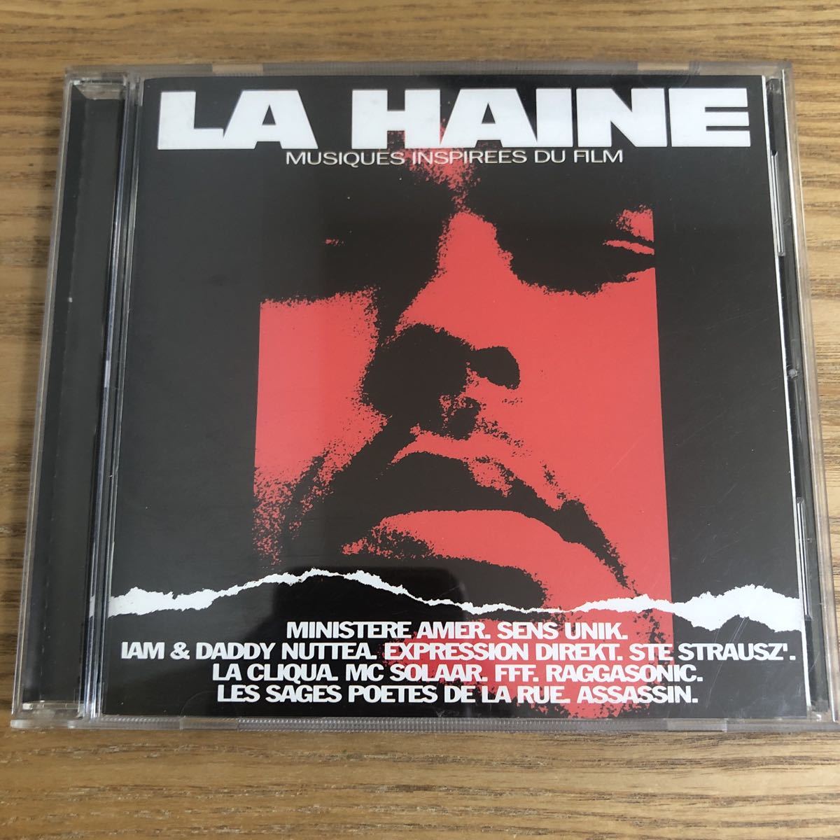 送料無料！即決！国内盤CD 憎しみ（LA　HAINE） サウンド・トラック 歌詞、対訳、解説付き フランス HIP HOP france gangsta o.s.t. 映画_画像1