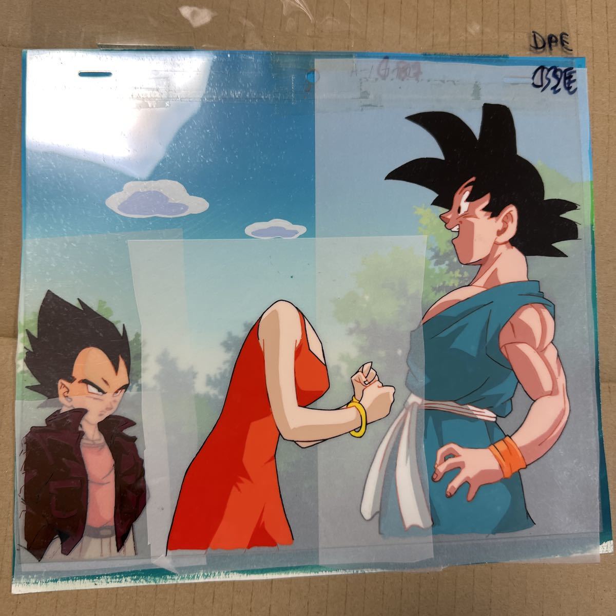 ドラゴンボールZ 289話 孫悟空 ベジータ ブルマ セル画 動画 タイム