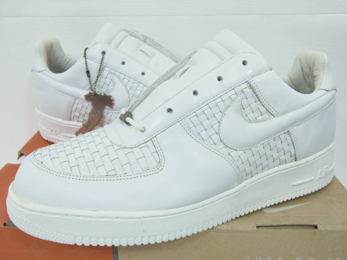 新品箱付 2007 NIKE AIR FORCE 1 LUX LE WHITE MADE IN ITALY TRIPLE ナイキ エア フォース ラックス ホワイト 白 30cm US12 305818-111_画像1