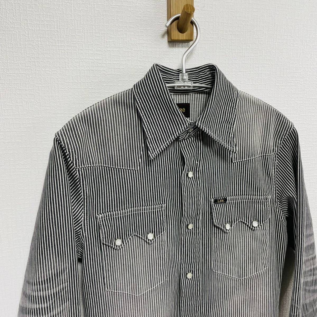 美品】AKM 別注 LEE HICKORY Western Shirts ウエスタンシャツ デニム