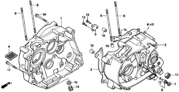 HD13 純正 シリンダーガスケット XR100 Motard シリンダー gk XR 100 モタード HC07 エイプ 100 ape パッキン CRF100F HE03 .kn4_E-11　