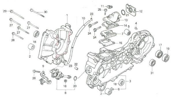 AF23 G' 純正 ドリブンフェイス ベアリング セット 2点 送料250円～ AF23-100 ジーダッシュ　SU50Mk　クラッチ　トルクカム　 .gr1_AF23　E-9　ケース