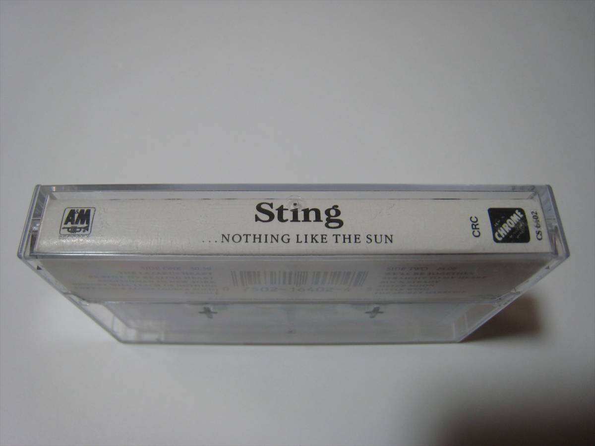 カセットテープ】 STING / NOTHING LIKE THE SUN US版 スティング