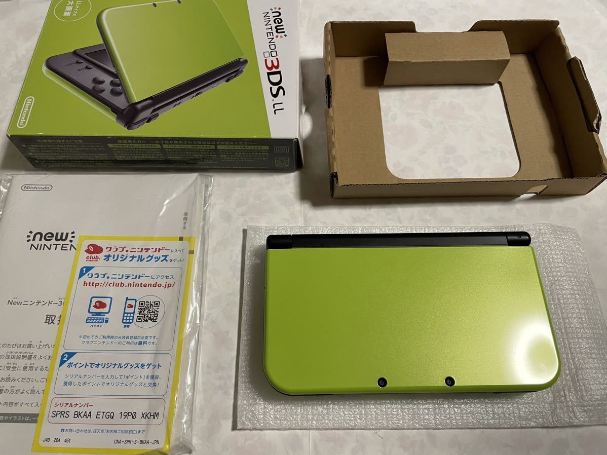 大注目】 Newニンテンドー3DS ライム×ブラック LL ニンテンドー3DS LL