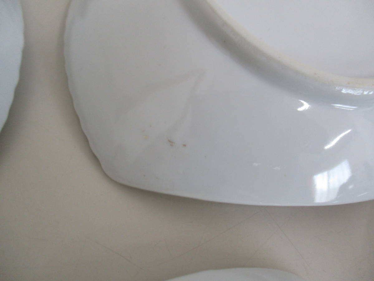 F13 松月 皿 醤油皿 2種14枚セット レトロ レア 陶磁器 竹 笹 盛皿 さしちょこ_画像7