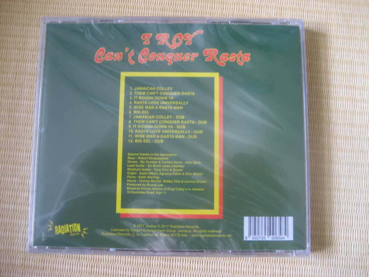 新品CD I ROY アイ・ロイ CAN'T CONQUER RASTA muro dev large free soul _画像2