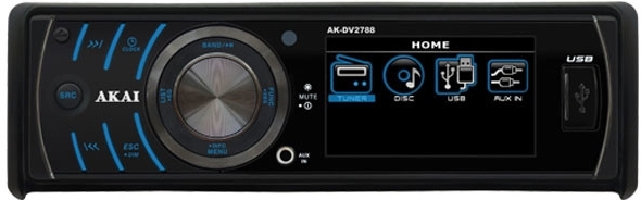 #USA Audio# Akai AKAI AK-DV2788 * усилитель встроенный /DVD/CD/USB * с гарантией * включая налог 