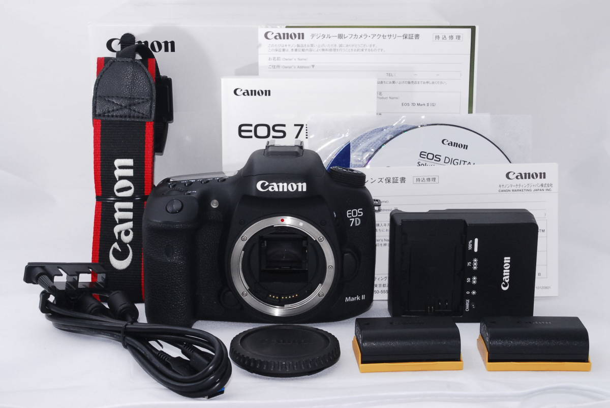 259 新品級☆キヤノン Canon デジタル一眼レフカメラ EOS 7D Mark II