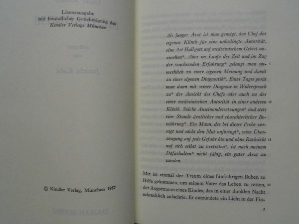 診断　DIE DIAGNOSE　Hans Killian　岸純一編　ドイツ語+備考/日本語　第三書房　1995年_画像2