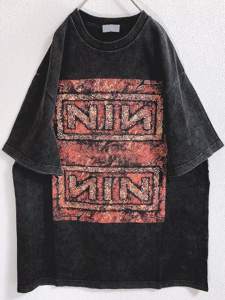 【バックプリント有り】ナイン・インチ・ネイルズ Tシャツ Nine Inch Nails マリリン マンソン ロブ ゾンビ korn メタリカ Yahoo!フリマ（旧）のサムネイル