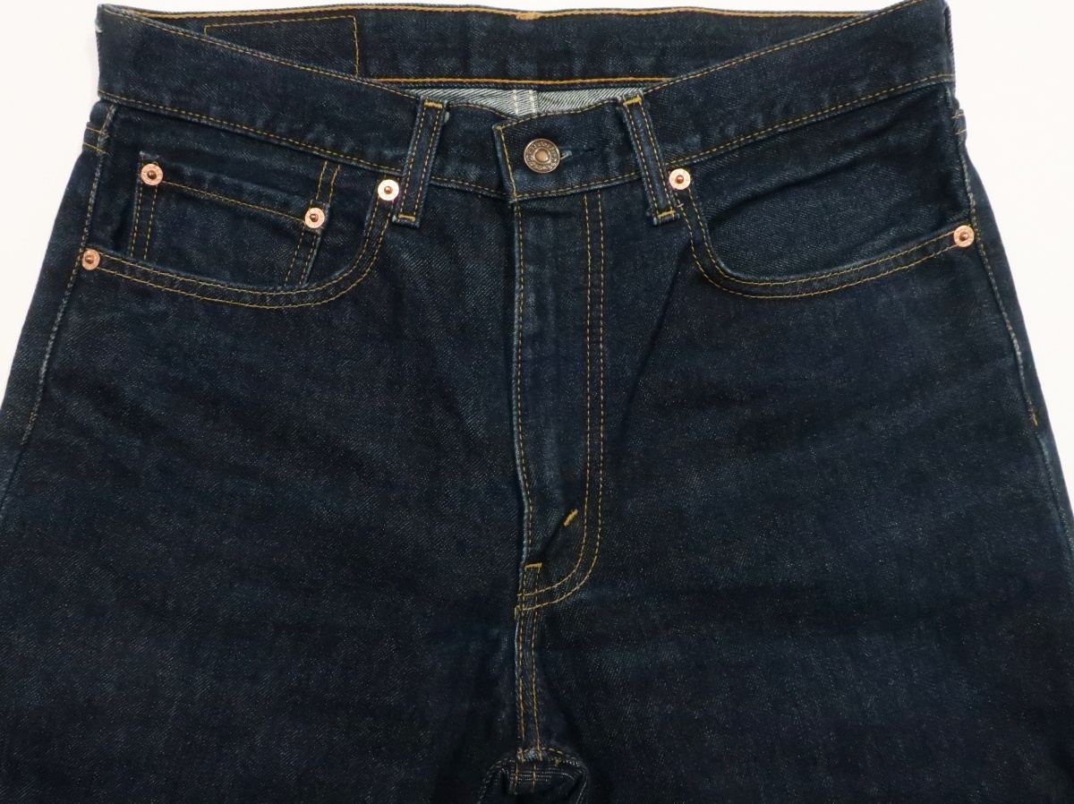 即決★Levi's w32 508-0201 ボタン裏359 デニム パンツ ジーンズ インディゴ 紙パッチ リーバイス ヴィンテージ 90s 古着 メンズの画像3