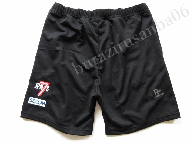  men's L* unused regular price 9,350 jpy canterbury rugby seven z Japan representative model sweat long shorts shorts black R20026SW