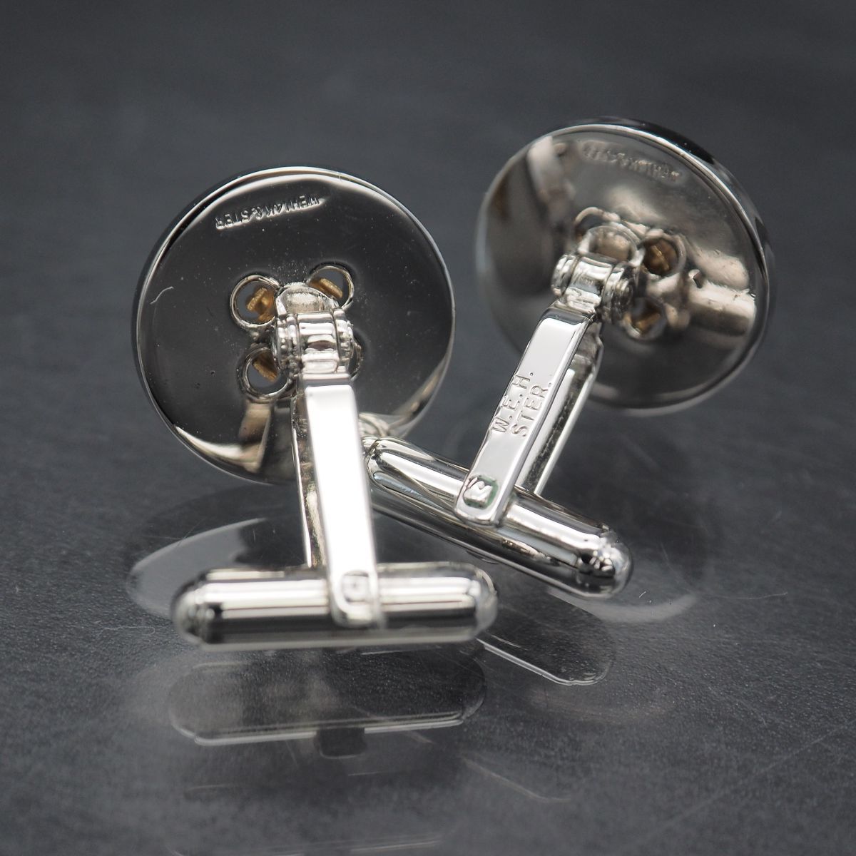 A448 ヴィンテージ WEH 14K&STER刻印 カフスボタン ボタン A448 ヴィンテージ WEH 14K&STER刻印 カフスボタン ボタン