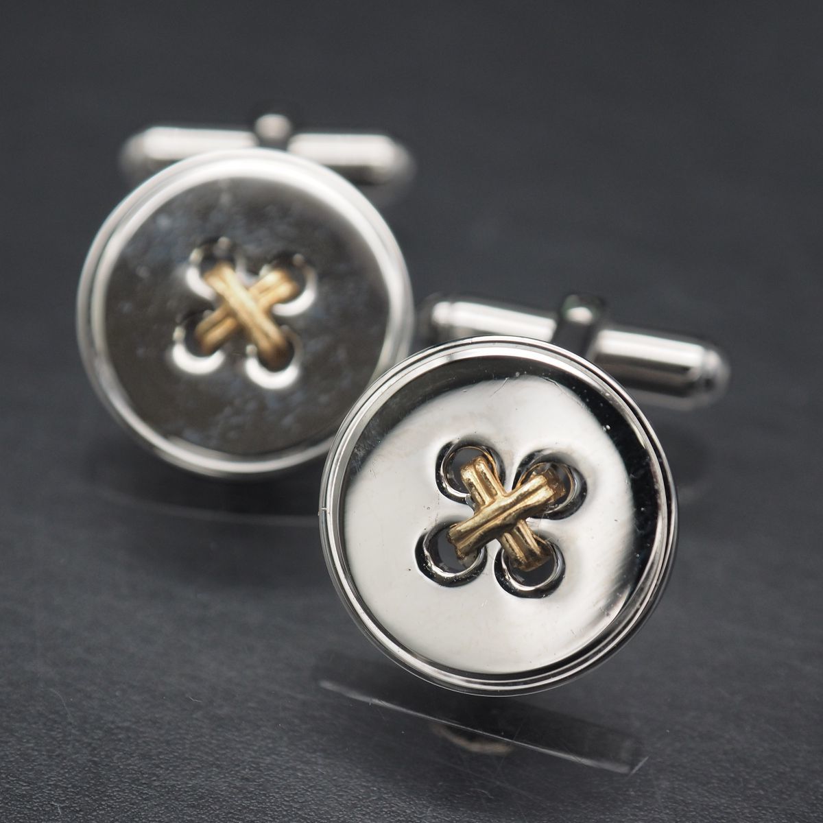 A448 ヴィンテージ WEH 14K&STER刻印 カフスボタン ボタン A448 ヴィンテージ WEH 14K&STER刻印 カフスボタン ボタン