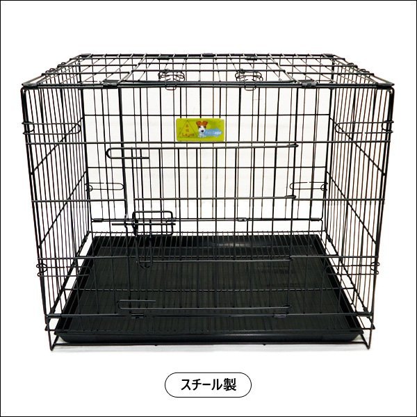  pet cage (M) ceiling opening and closing possible small size dog . dog cat extra waterer attaching pet /14