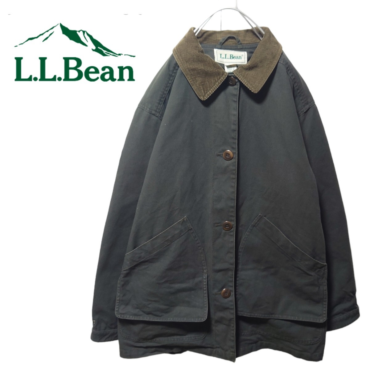 新作ウエア 【L.L.Bean】コーデュロイ襟 ハンティングジャケット A-599