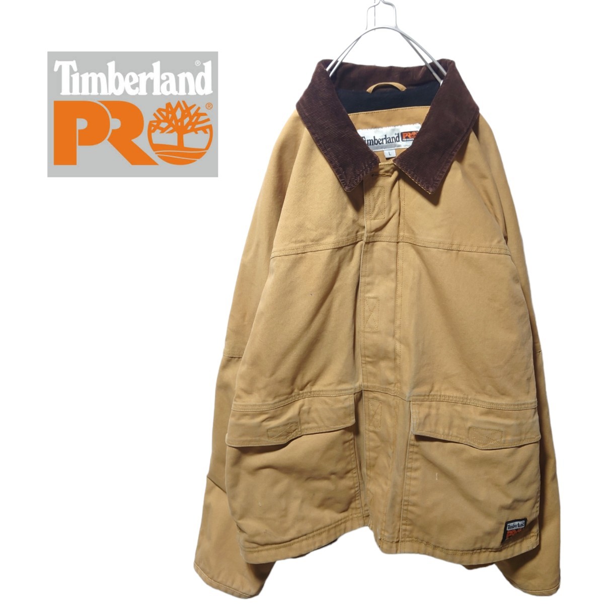【Timberland PRO】コーデュロイ襟 ハンティングジャケット A607メンズファッション