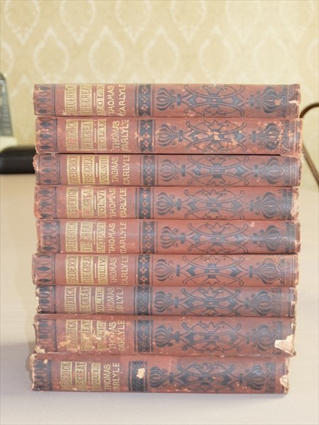 [ scratch equipped ] History of Frederick the Great 9 pcs. set Thomas Carlyle / Freed lihi the great . Thomas * car la il 19 century English 