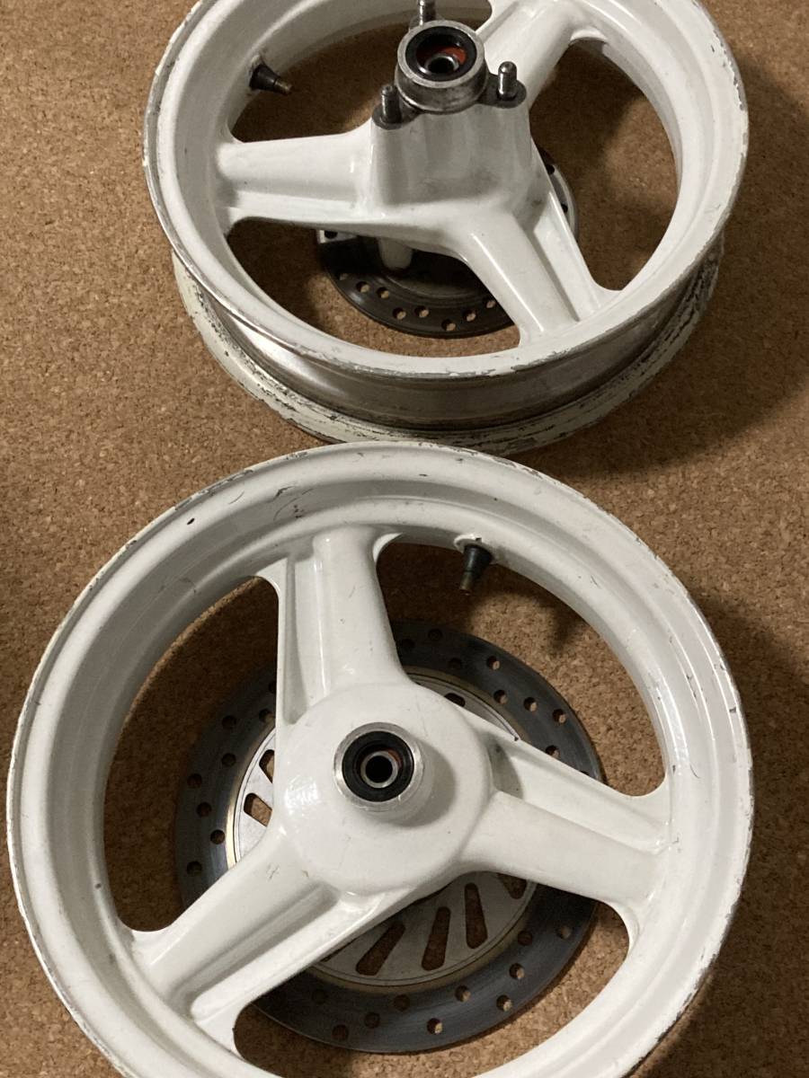 ホイール 前後セット ディスク付き HRCトロフィー NSR50 NSF100 XR APE