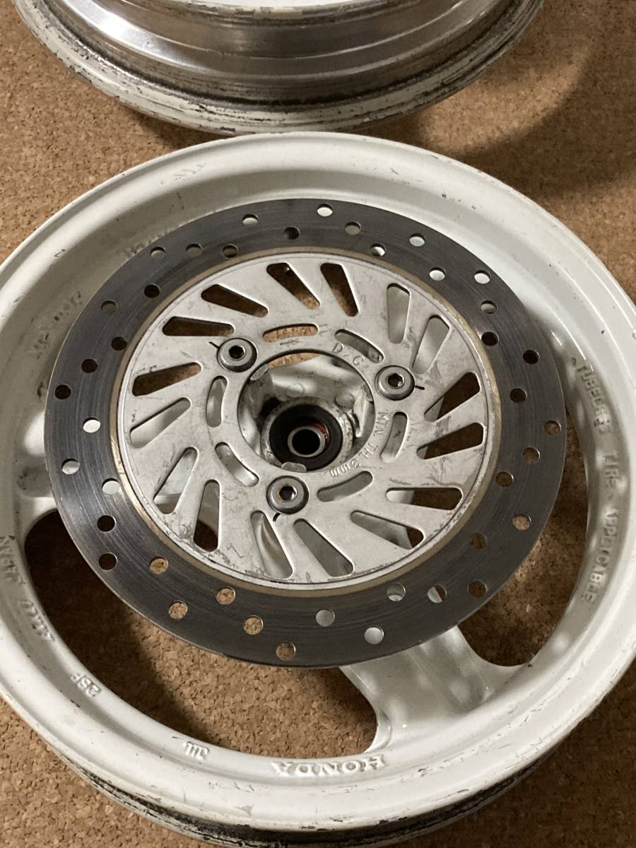 ホイール 前後セット ディスク付き HRCトロフィー NSR50 NSF100 XR APE