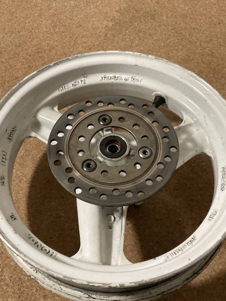 ホイール 前後セット ディスク付き HRCトロフィー NSR50 NSF100 XR APE