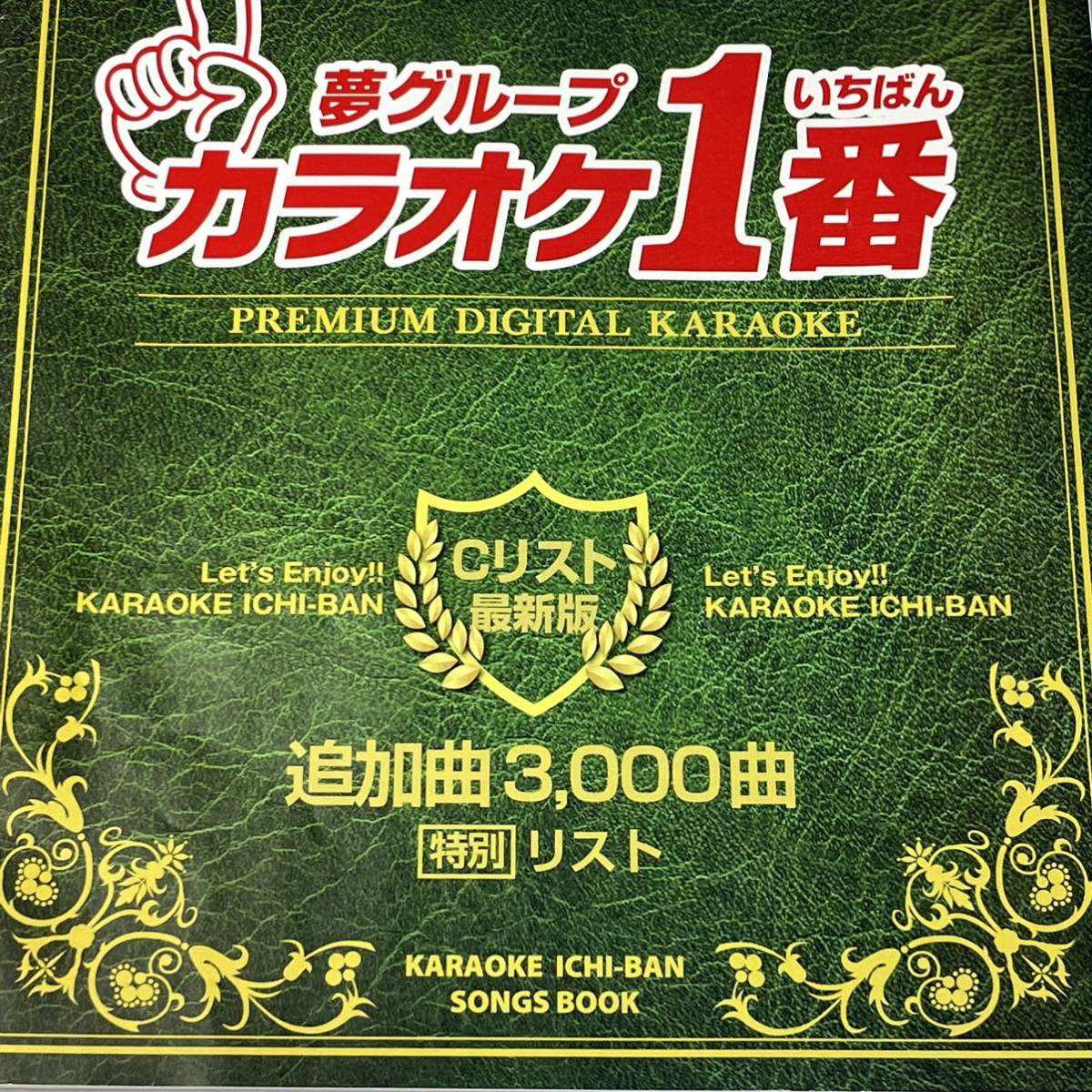 カラオケ1番 一番 Aリスト 夢グループ 追加曲 3000曲 チップ レア-