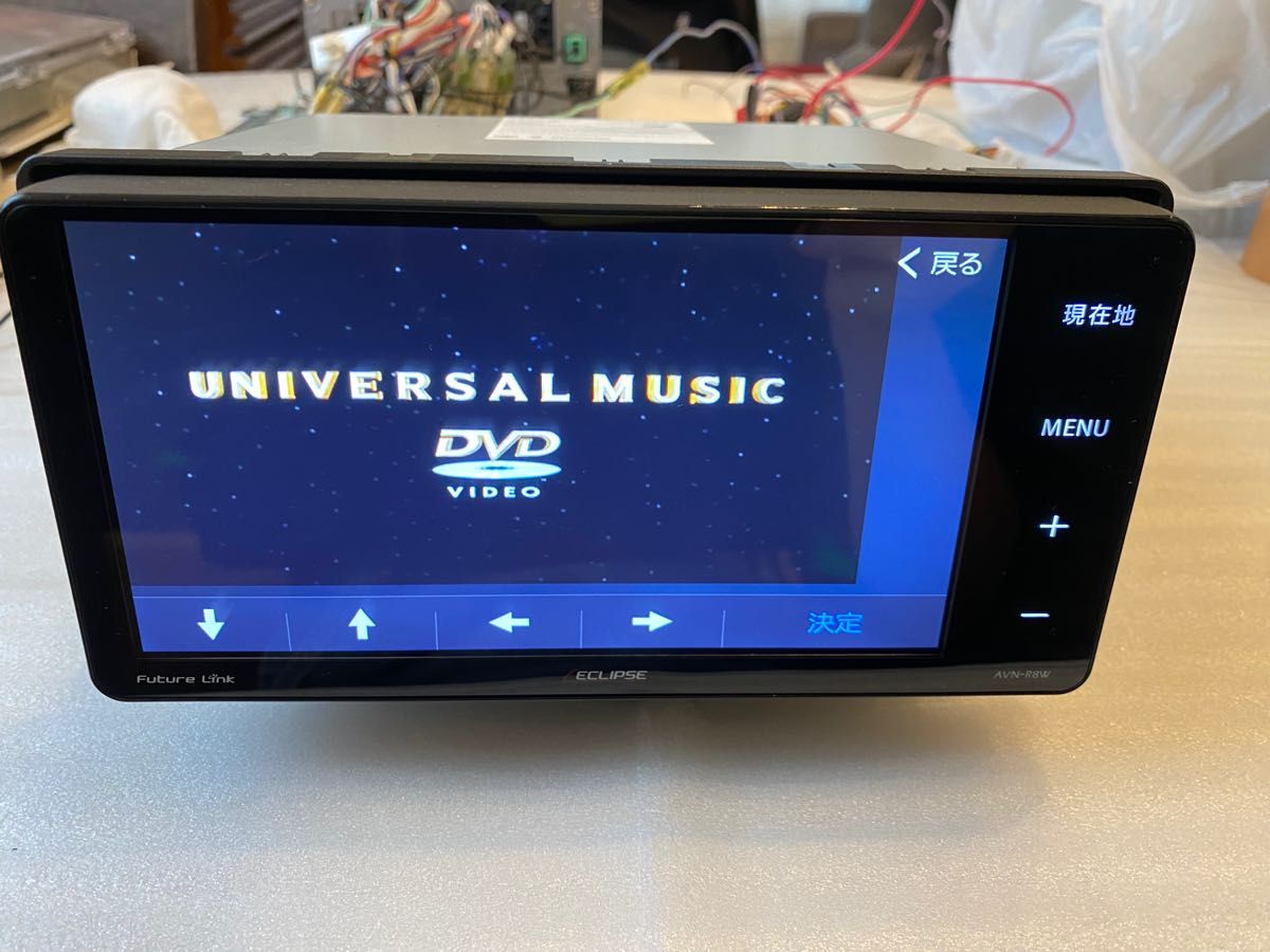 イクリプス AVN-R8W メモリーナビ Bluetooth フルセグ DVD SD WiFi USB