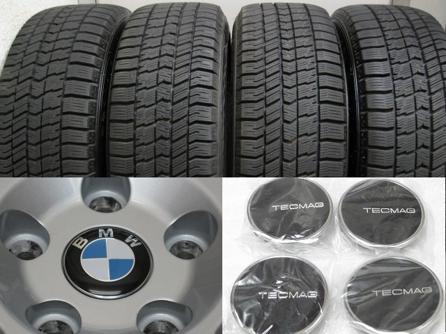 □USED□アルミ付きスタッドレス 205/55R17 4本□BMW F45/F46 2