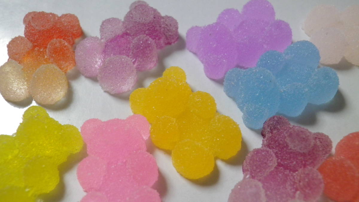 UV resin * ногти # медведь gmi16 шт # конфеты декоративные элементы * сладости 