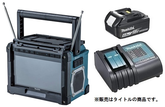 マキタ 充電式ラジオ付テレビ TV100+バッテリBL1860B+充電器DC18SD付