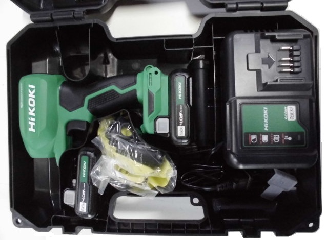 HiKOKI コードレスエアダスタ RA12DA(2LS) BSL1240Mx2個+充電器(UC12SL