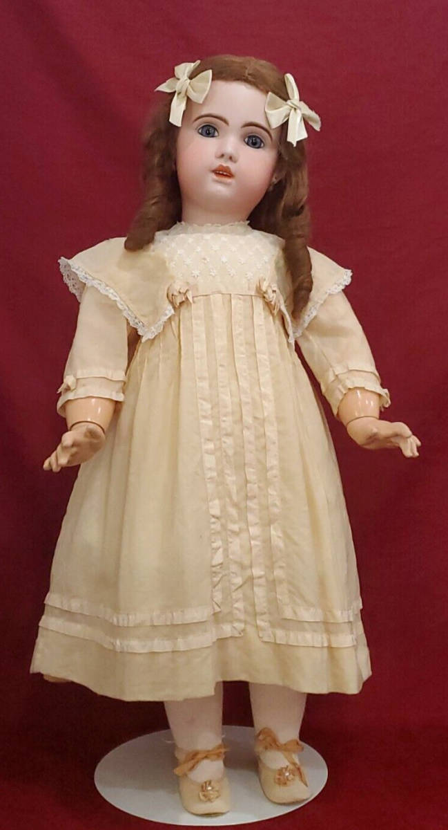 ヤフオク! - 大きなフランス人形 アンティーク ビスクドール ジュモー