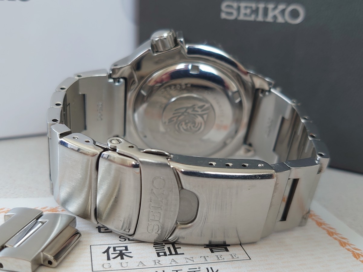 SEIKO セイコー 　オレンジモンスター　自動巻 ダイバー　ブラックモンスター　メンズ腕時計_画像3