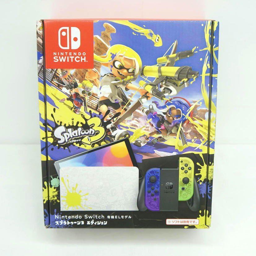 極美品】Nintendo 任天堂/Nintendo Switch 有機ELモデル/スプラ