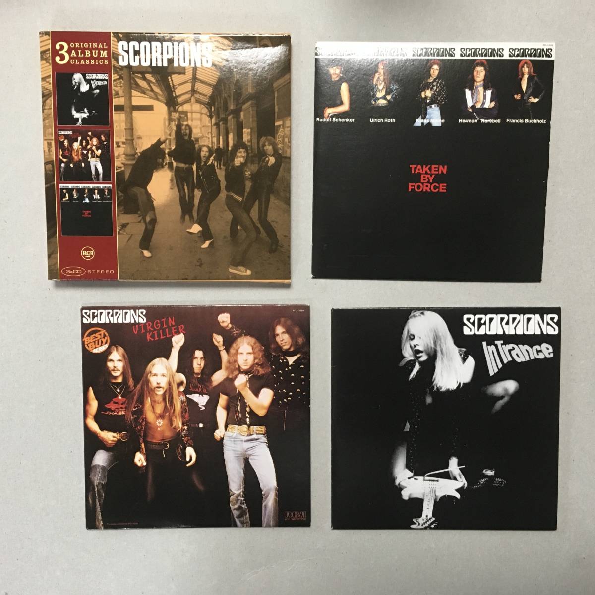 SCORPIONS 3 ORIGINAL ALBUM CLASSICS　EU盤_画像1