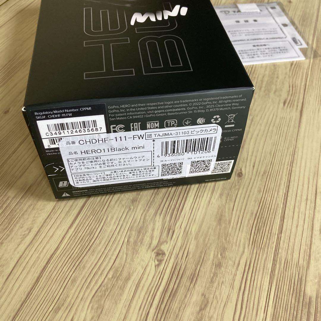 新品未開封】アクションカメラ GoPro(ゴープロ)HERO11 Black Mini