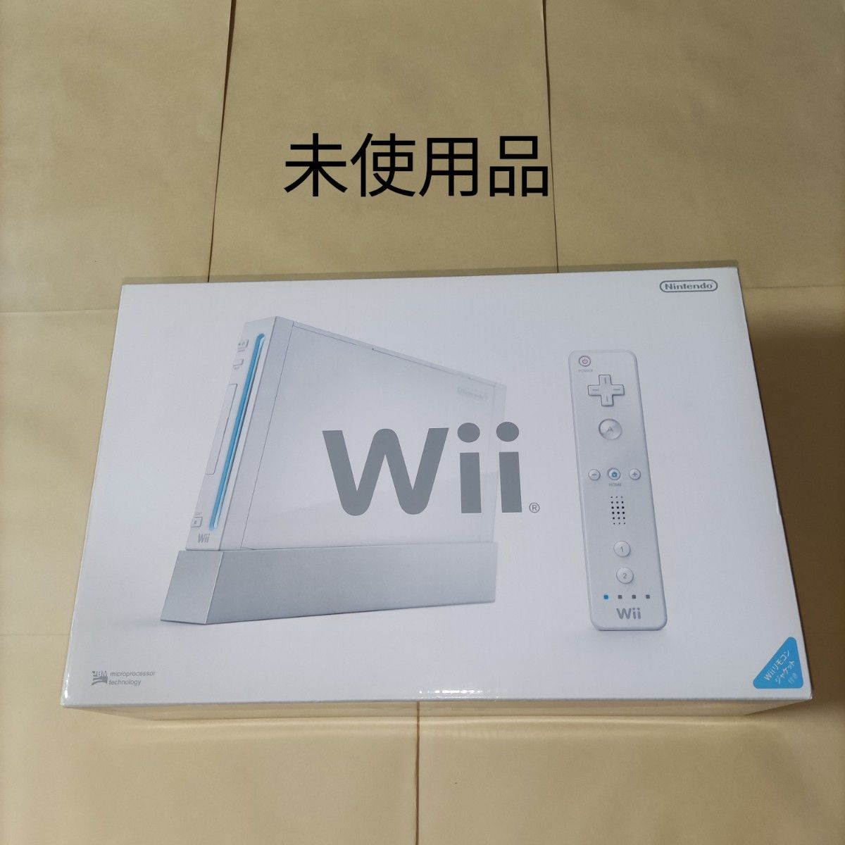 未使用 Wii 本体 RVL-001（JPN）リモコンジャケット同梱 シロ 白 ホワイト-