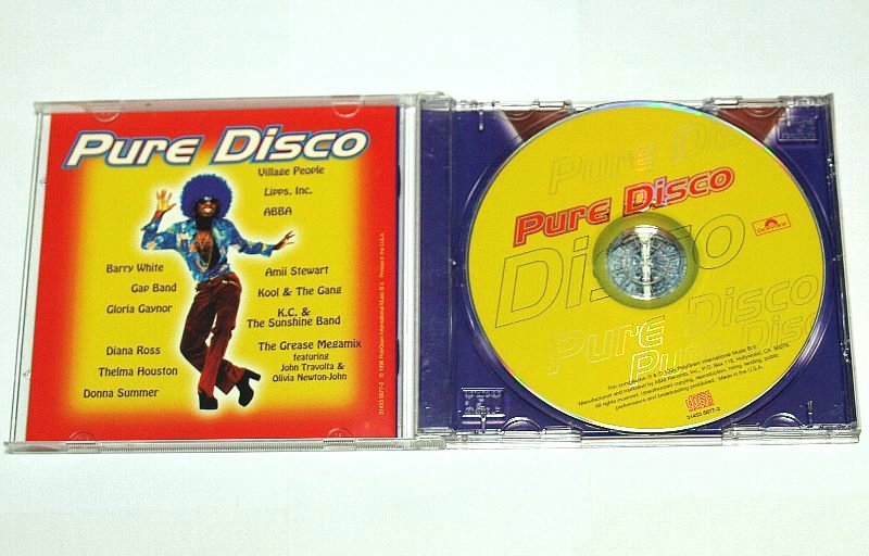 PURE DISCO / John Travolta & Olivia Newton John, Village People, Kool & the Gang, ABBA, Donna Summer, K.C. & The Sunshine Band CD_画像2