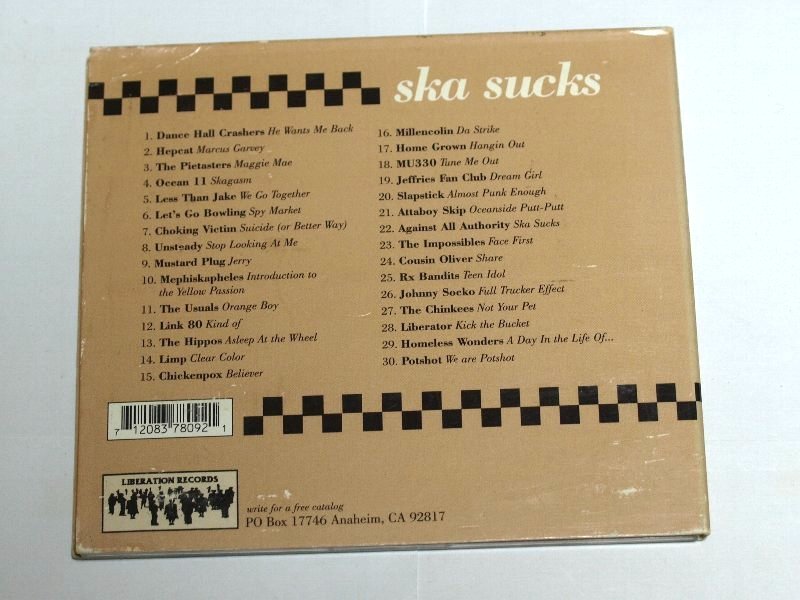 ヤフオク Ska Sucks V A Cd スカコア スカパンク Les ヤフオク Ska Sucks V A Cd スカコア スカパンク Les