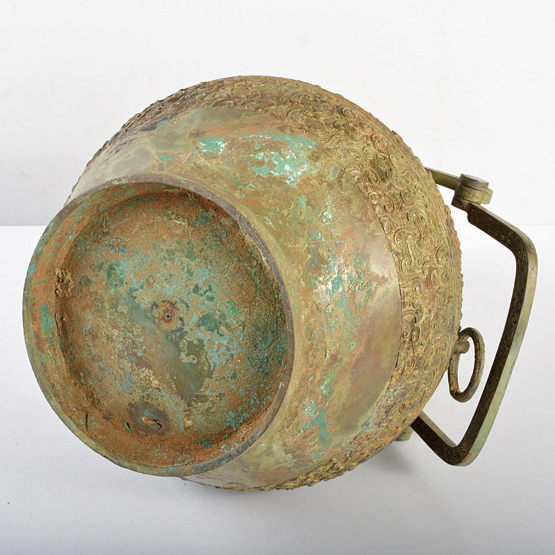 中国 古銅青銅 漢詩饕餮文 鳥形尊 U R5235B www.anac-mali.org