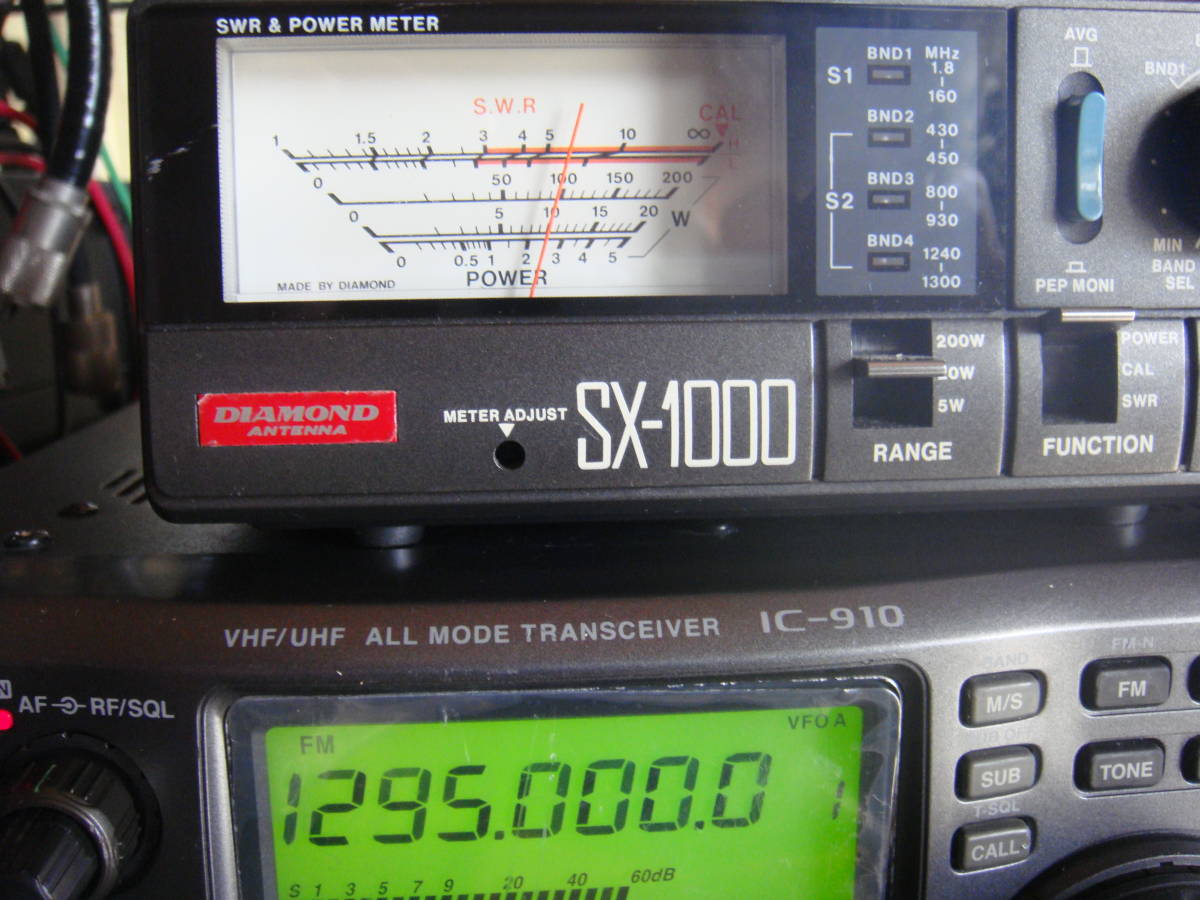ICOM IC-911D 1200MHz他オプション多数実装美品値下げです。 トップ