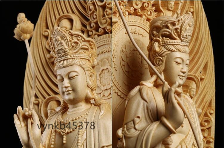 仏像 総檜材 仏教工芸品 木彫仏教 精密彫刻 仏教美術 仏師で仕上げ品