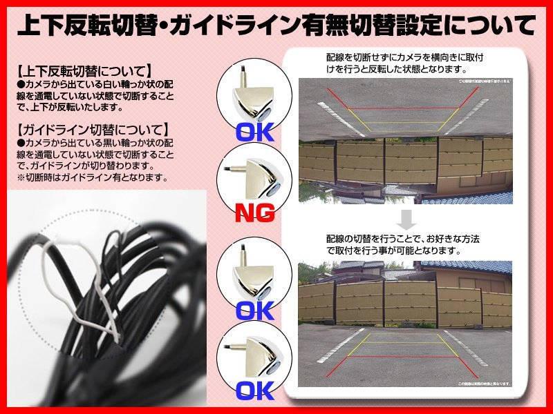 即日 パナソニック ストラーダ 車載 純正互換 他 リアカメラ 高画質