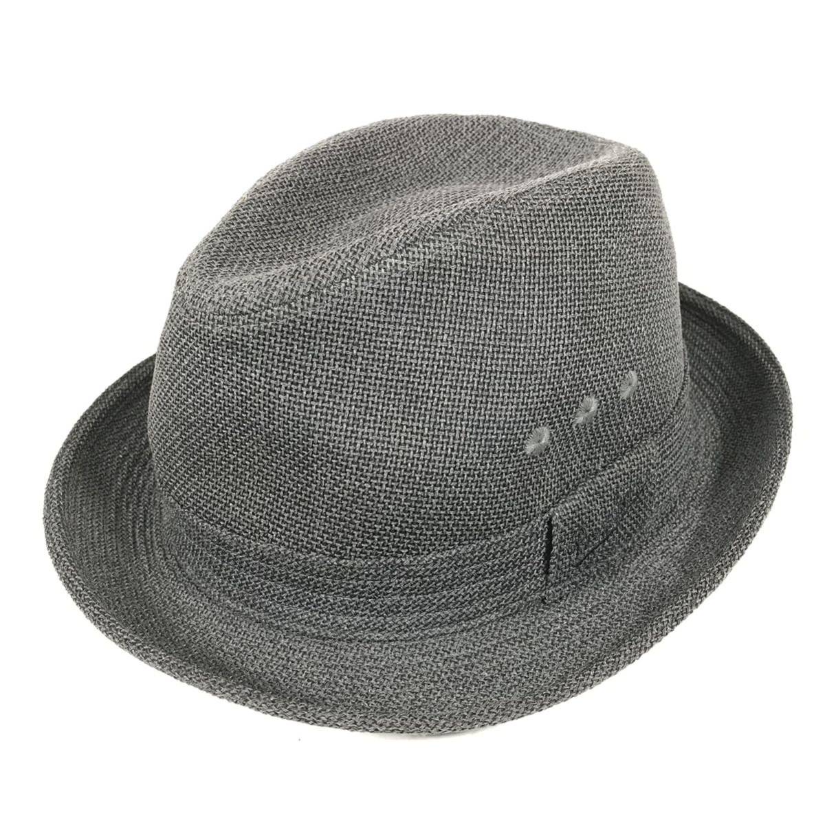 ボルサリーノ】本物 Borsalino サマーハット 帽子 中折れ帽子 サイズ