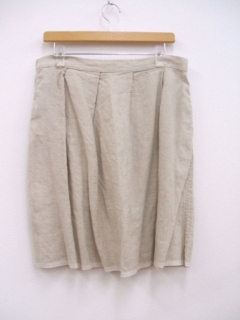 fog linen work リネン スカート ベージュ レディース フォグリネンワーク 1-0512M 174720_画像2