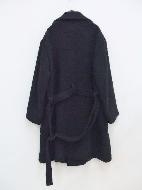 Yohji Yamamoto HQ-C06-114 WOOL COAT WITH BELT ジプシー期 ウール ロングコート サイズ2 コート ヨウジヤマモト 0-1007T F80236_画像2