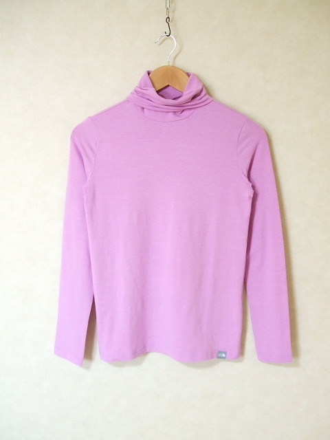 THE NORTH FACE NTW35620 DacronQD High Neck カットソー ピンク レディース ザ・ノースフェイス 1-1104T 184193_画像1