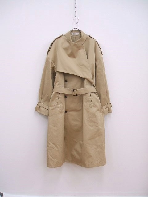 KEISUKEYOSHIDA Belted tranch coat ベルテッド トレンチコート ベージュ メンズ ケイスケヨシダ 2-1204T F90703