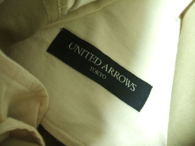 UNITED ARROWS コットンチノパンツ サイズ36 ベージュ ユナイテッドアローズ 0-0510G 155267_画像3